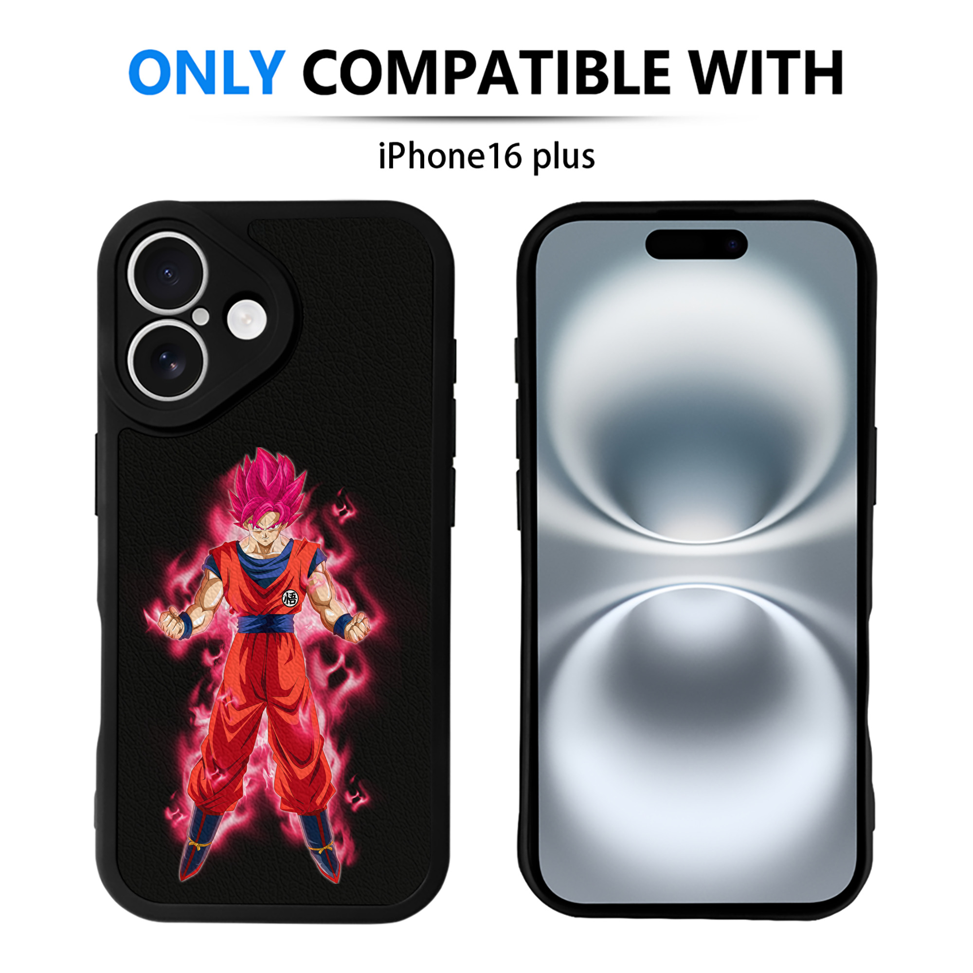 （画像用） ドラゴンボール 孫 悟飯（そんごはん）DRAGON BALL Son Gohan 【iPhone 16シリーズ対応】シリコンスマホケース（レザー調） 材質：シリコン